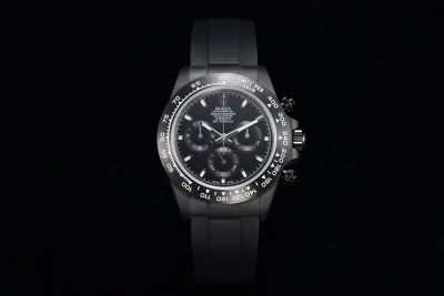 CS Factory ROLEX Daytona Black Ceramic Bezel Replica 7750 Movement Ceramics Case Pure Black Watch